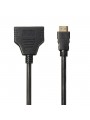 Adaptateur 2 ports Cable HDMI 1080P Gold 3D FULL HD