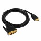 Câble HDMI High Speed Connecteur HDMI - DVI-D 24+1p Mâle 1.8m Noir