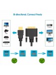 Câble HDMI High Speed Connecteur HDMI - DVI-D 24+1p Mâle 3m Noir