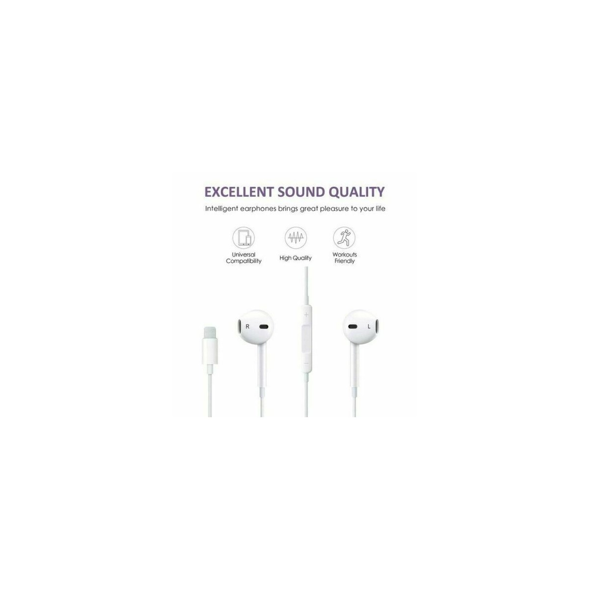 Ecouteur EARPODS iPhone 7,8,X,XR,XS,XSMAX,11,11Pro,11ProMax