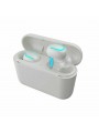 Écouteurs-boutons Blanc stéréo sans fil pour écouteurs mobiles Bluetooth V5.0 avec MIC