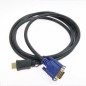 Câble HDMI vers VGA 1.8m Noir