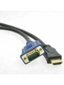 Câble HDMI vers VGA 1.8m Noir