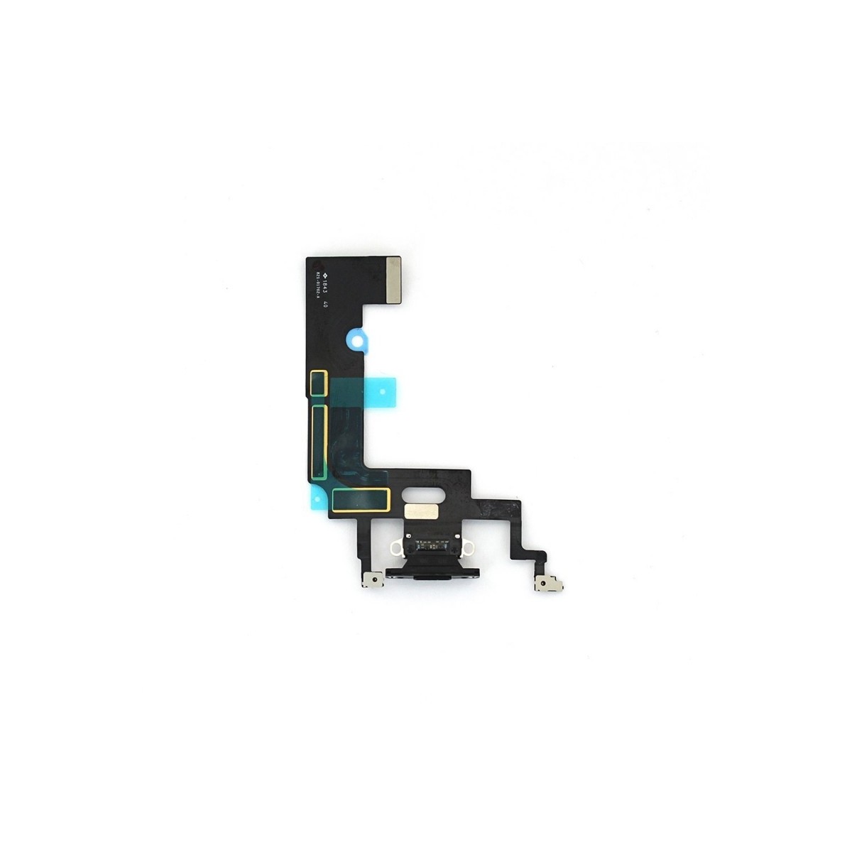 Nappe connecteur port de charge charging flex pour iPhone Xr Noir