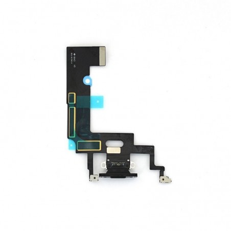 Nappe connecteur port de charge charging flex pour iPhone Xr Noir