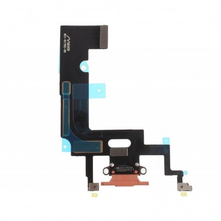 Nappe connecteur port de charge charging flex pour iPhone Xr Corail