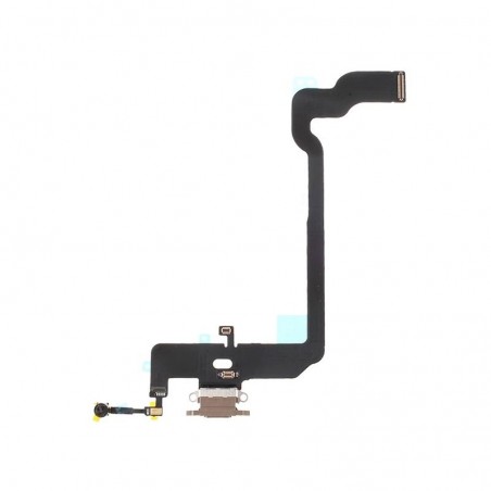Nappe connecteur port de charge charging flex pour iPhone Xs Or