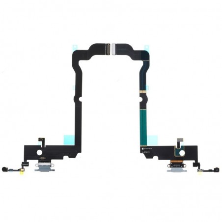 Nappe connecteur port de charge charging flex pour iPhone Xs Max Argent