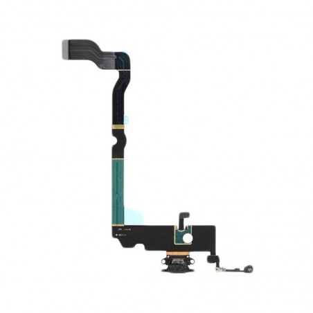 Nappe connecteur port de charge charging flex pour iPhone Xs Max Noir