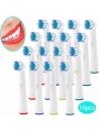 16 Têtes de remplacement pour brosse à dents Oral B Precision Clean/Flexisoft (SB-17A)