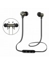 Écouteurs Noir Bluetooth Sans Fil Stéréo Casque Sport Magnétique Sans Fil