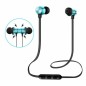 Écouteurs Bleu Bluetooth Sans Fil Stéréo Casque Sport Magnétique Sans Fil Écouteurs Bleu Bluetooth Sans Fil Stéréo Casque Sport Magnétique Sans Fil