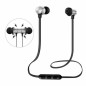 Écouteurs Argent Bluetooth Sans Fil Stéréo Casque Sport Magnétique Sans Fil Écouteurs Argent Bluetooth Sans Fil Stéréo Casque Sport Magnétique Sans Fil