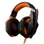 Casque Orange Réglable anti-bruit du jeux pour ordinateur Apple PS3 KOTION EACH G2000
