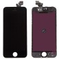 ECRAN LCD POUR IPHONE 5 NOIR RETINA VITRE TACTILE SUR CHASSIS SANS OUTILS