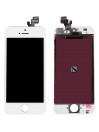 ECRAN LCD POUR IPHONE 5 BLANC RETINA VITRE TACTILE SUR CHASSIS SANS OUTILS