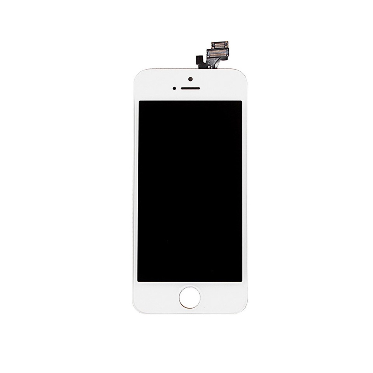 ECRAN LCD POUR IPHONE 5 BLANC RETINA VITRE TACTILE SUR CHASSIS SANS OUTILS