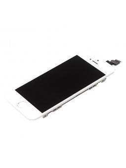ECRAN LCD RETINA VITRE TACTILE SUR CHASSIS IPHONE 5 BLANC