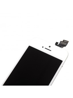 ECRAN LCD RETINA VITRE TACTILE SUR CHASSIS IPHONE 5 BLANC