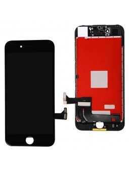 ECRAN LCD POUR IPHONE 7 NOIR + VITRE TACTILE SUR CHASSIS SANS OUTILS