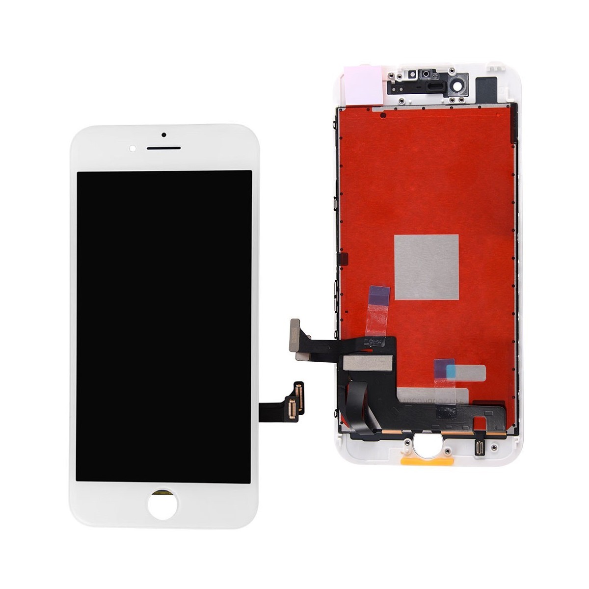 ECRAN LCD POUR IPHONE 7 BLANC + VITRE TACTILE SUR CHASSIS SANS OUTILS