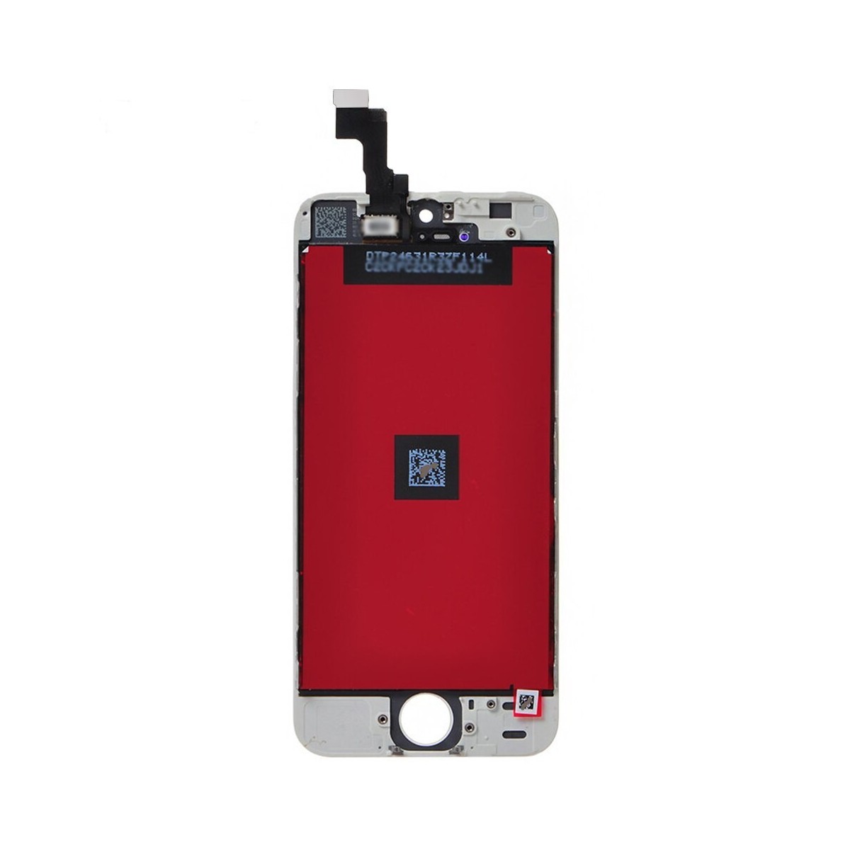 ECRAN LCD RETINA + VITRE TACTILE COMPLET SUR CHASSIS IPHONE 5S/SE BLANC