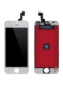 ECRAN LCD POUR IPHONE 5S BLANC RETINA + VITRE TACTILE SANS OUTILS