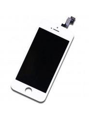 ECRAN LCD RETINA + VITRE TACTILE COMPLET SUR CHASSIS IPHONE 5S/SE BLANC