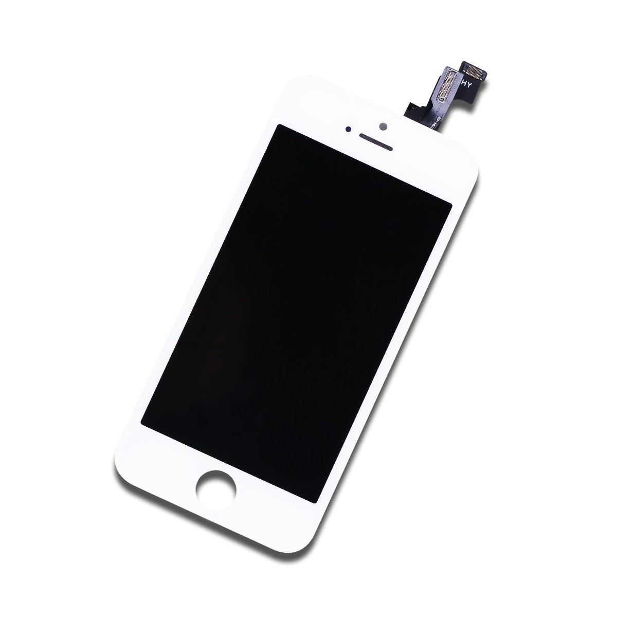 ECRAN LCD RETINA + VITRE TACTILE COMPLET SUR CHASSIS IPHONE 5S/SE BLANC