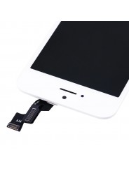 ECRAN LCD RETINA + VITRE TACTILE COMPLET SUR CHASSIS IPHONE 5S/SE BLANC