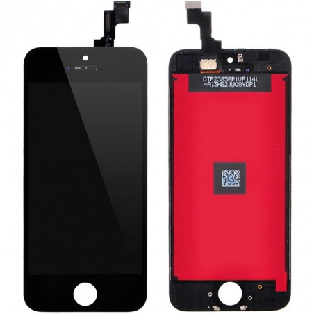 ECRAN LCD IPHONE 5S NOIR RETINA + VITRE TACTILE SANS OUTILS