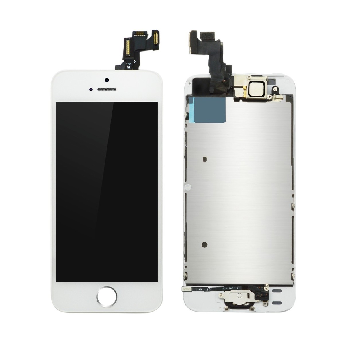 BLOC LCD POUR IPHONE 5S BLANC ASSEMBLÉ VITRE TACTILE + ECRAN LCD RETINA SANS OUTILS