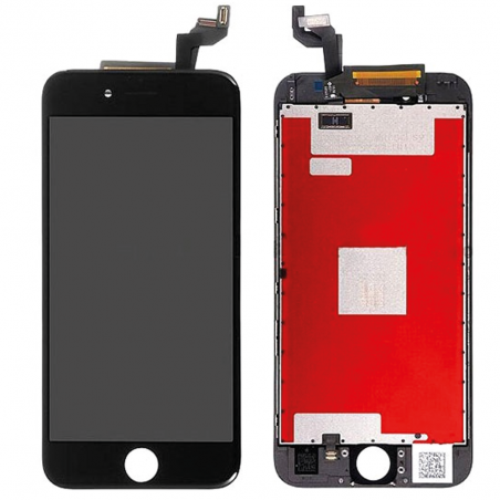 ECRAN LCD POUR IPHONE 6S NOIR RETINA + VITRE TACTILE SANS OUTILS