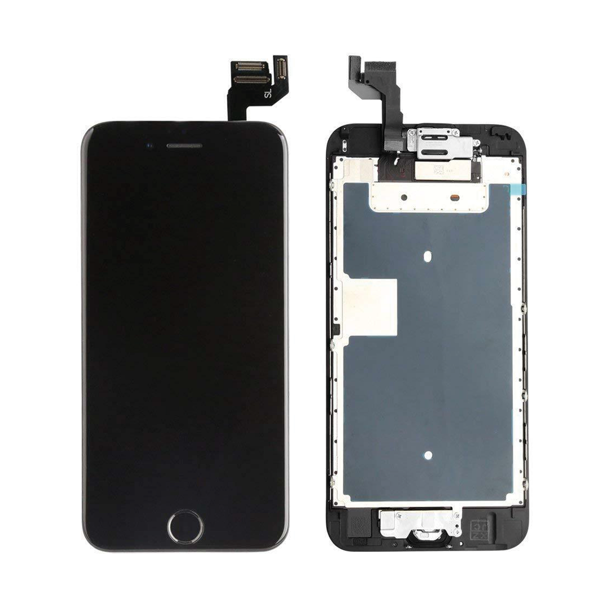 BLOC LCD POUR IPHONE 6S NOIR ASSEMBLÉ VITRE TACTILE + ECRAN LCD SANS OUTILS