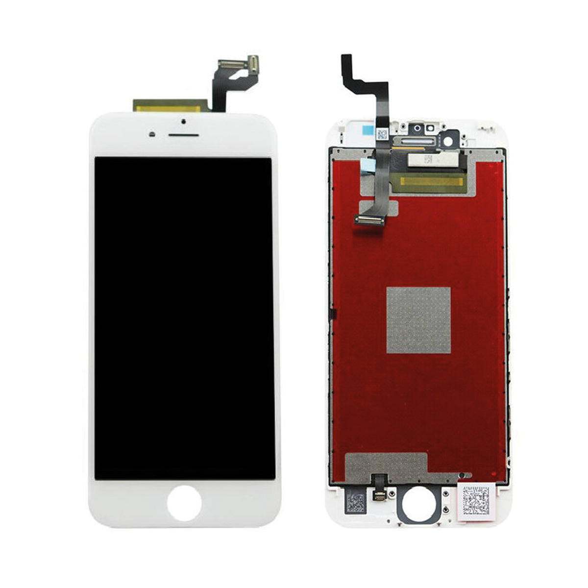 ECRAN LCD RETINA + VITRE TACTILE COMPLET SUR CHASSIS IPHONE 6S BLANC