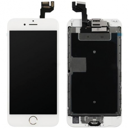 BLOC LCD POUR IPHONE 6S BLANC ASSEMBLÉ VITRE TACTILE + ECRAN LCD SANS OUTILS