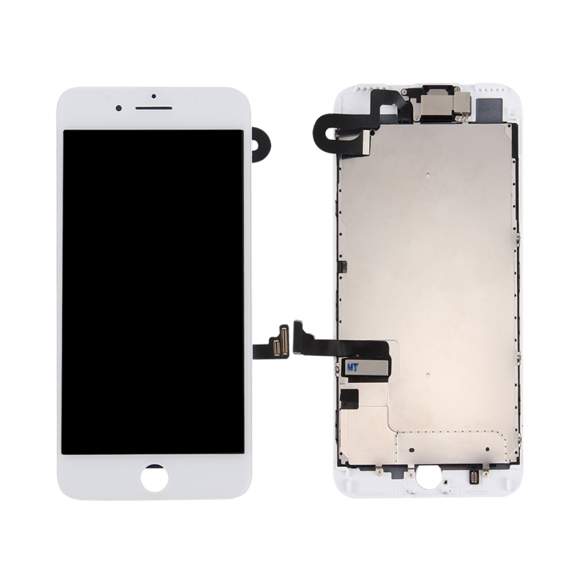 BLOC COMPLET TOUT ASSEMBLÉ VITRE TACTILE + ECRAN LCD IPHONE 7 PLUS BLANC