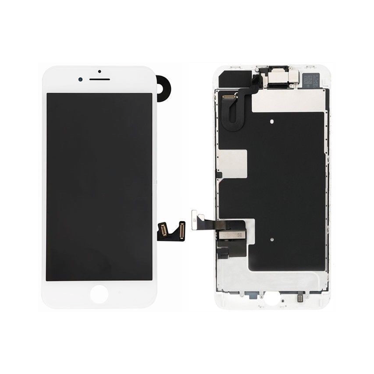 BLOC LCD POUR IPHONE 8 BLANC ASSEMBLÉ VITRE TACTILE + ECRAN LCD SANS OUTILS