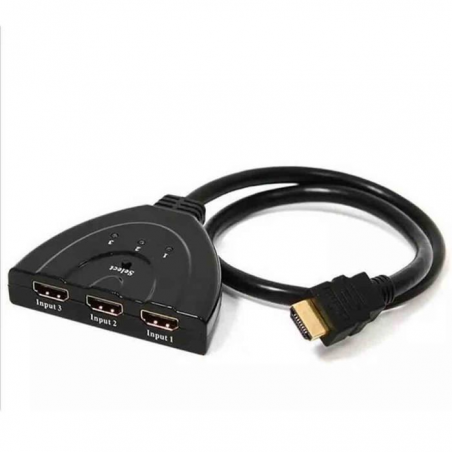 Hdmi Répartiteur switch commutateur avec cable 3 entrees 1 sortie 2K