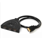 Hdmi Répartiteur switch commutateur avec cable 3 entrees 1 sortie 2K Hdmi Répartiteur switch commutateur avec cable 3 entrees 1 sortie 2K