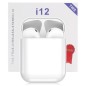 Écouteurs blanc sans fil bluetooth TWS i12 Écouteurs blanc sans fil bluetooth TWS i12