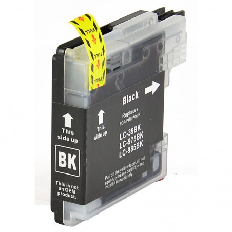 1 Cartouche compatible avec Brother LC-980-985-1100 Noir