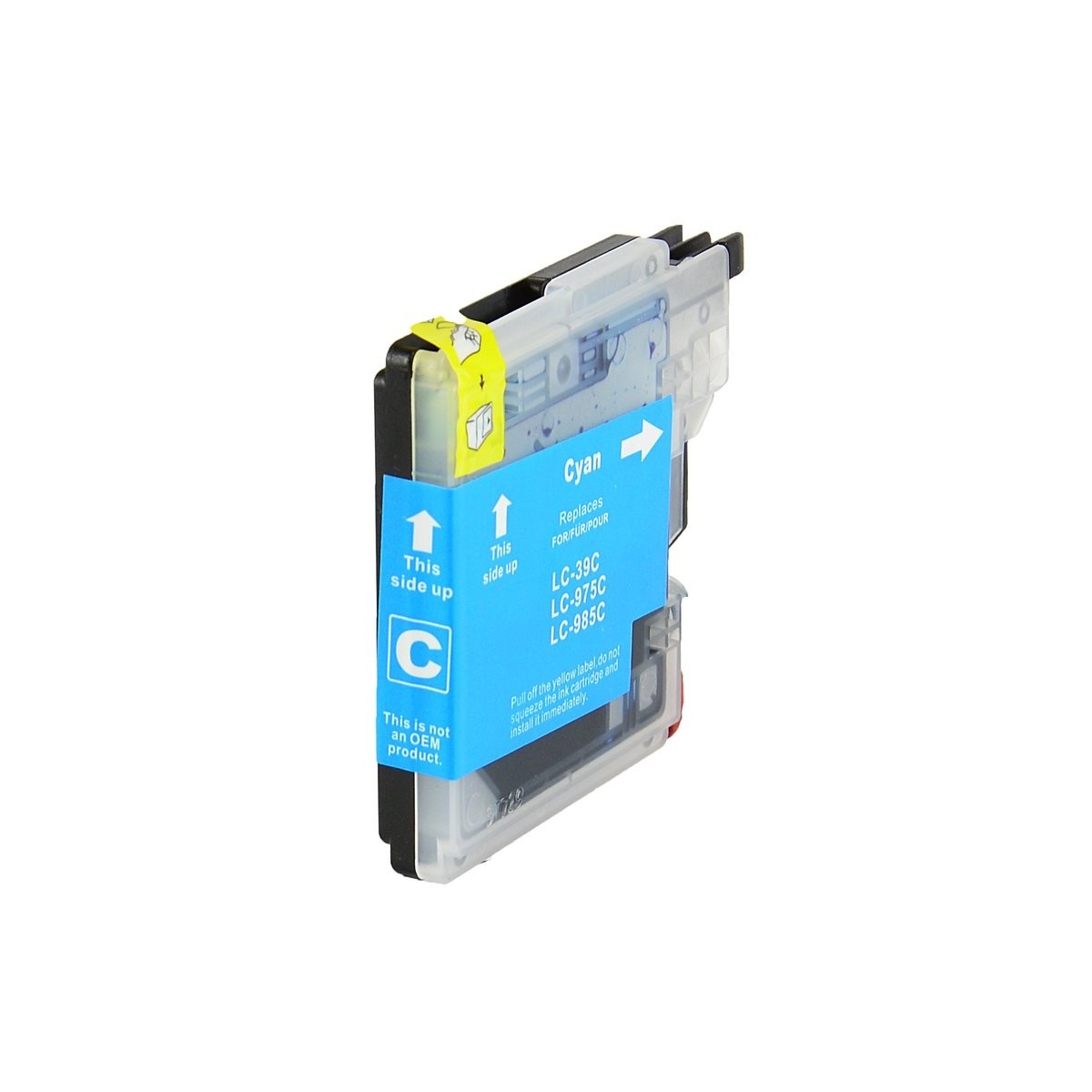 1 Cartouche compatible avec Brother LC-980-985-1100 Cyan 1 Cartouche compatible avec Brother LC-980-985-1100 Cyan