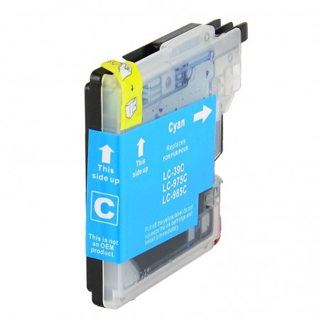 1 Cartouche compatible avec Brother LC-980-985-1100 Cyan