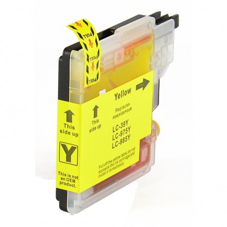1 Cartouche compatible avec Brother LC-980-985-1100 Yellow