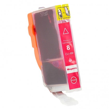 1 Cartouche Magenta compatible avec Canon CLI-8M