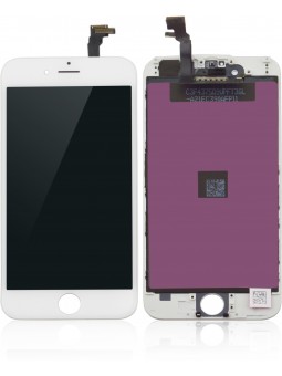 ECRAN LCD POUR IPHONE 6 BLANC RETINA + VITRE TACTILE SANS OUTILS