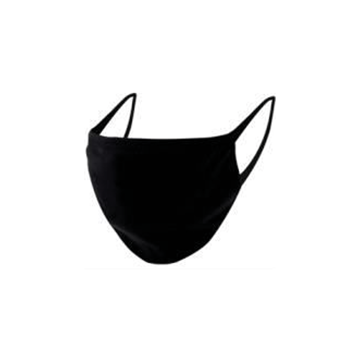 Masque Noir Unisexe Coton