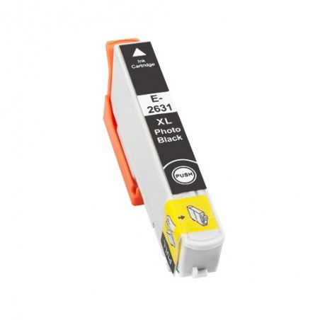 1 Cartouche compatible avec EPSON T2631 Noir (Série Ours Polaire)
