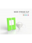 5 Boîtes de Rangement pour Masque Clip Anti-poussière en Plastique